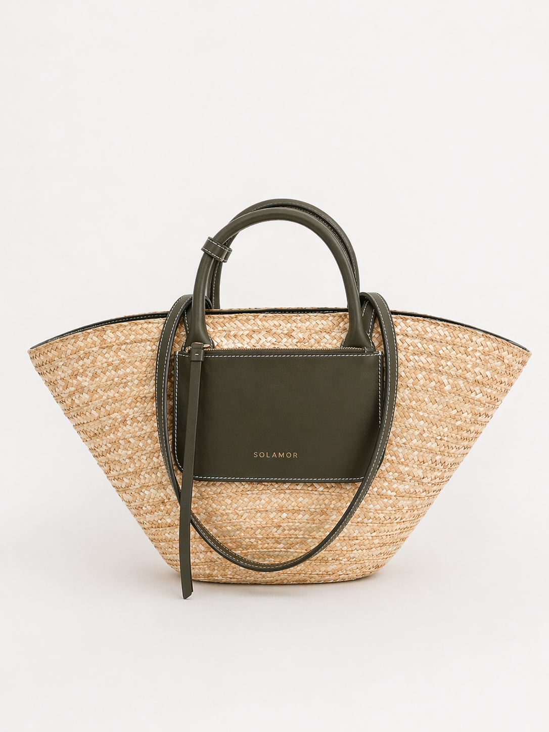 Solamor Raffia Tote Bag
