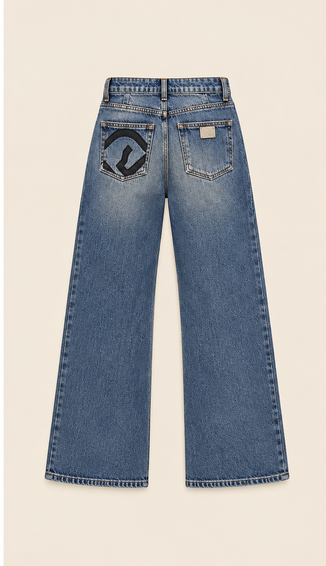 Boot Cut Denim Trouser